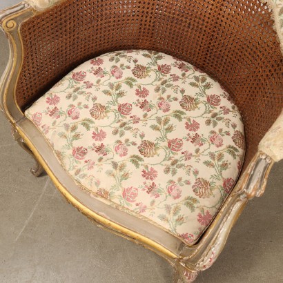 Paire de Fauteuils de Style Rococo