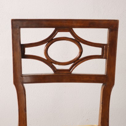 Pair of Direttorio chairs in walnut