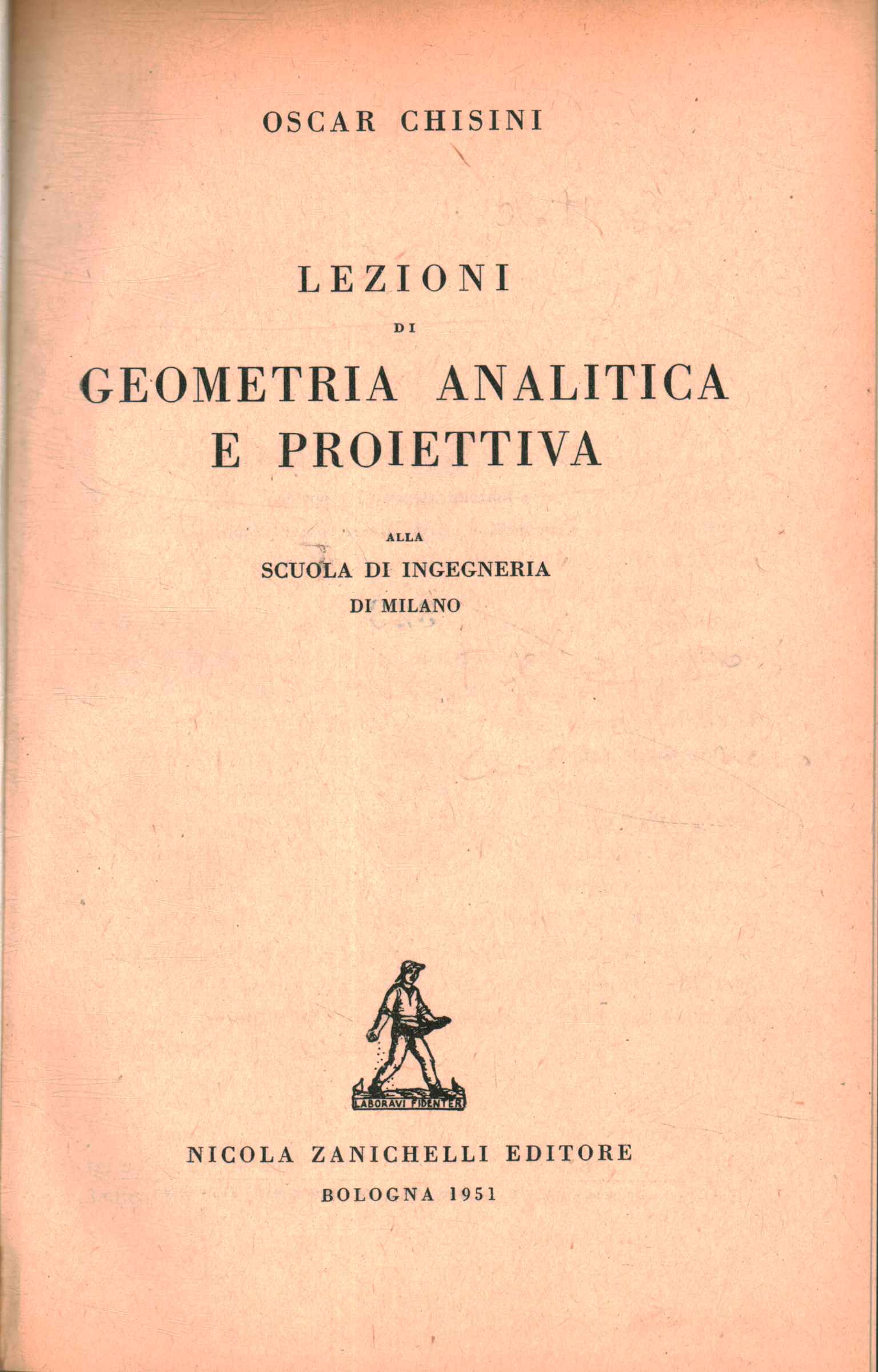 Lecciones de geometría analítica y proyección.