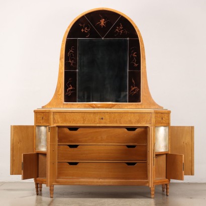 Dresser with mirror 1940s-50s