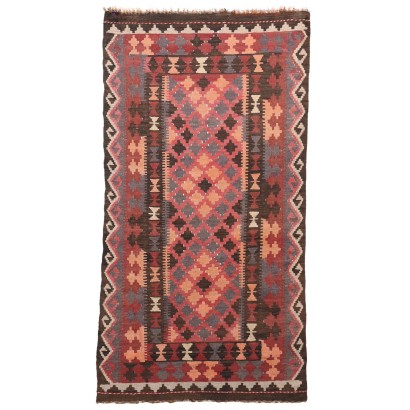 Tapis Kilim Ancien Laine Noeud Fin Turquie 180 x 100 cm