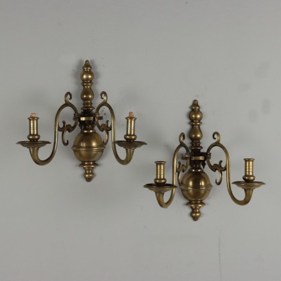 Pair of Bar Style Bronze Appliques