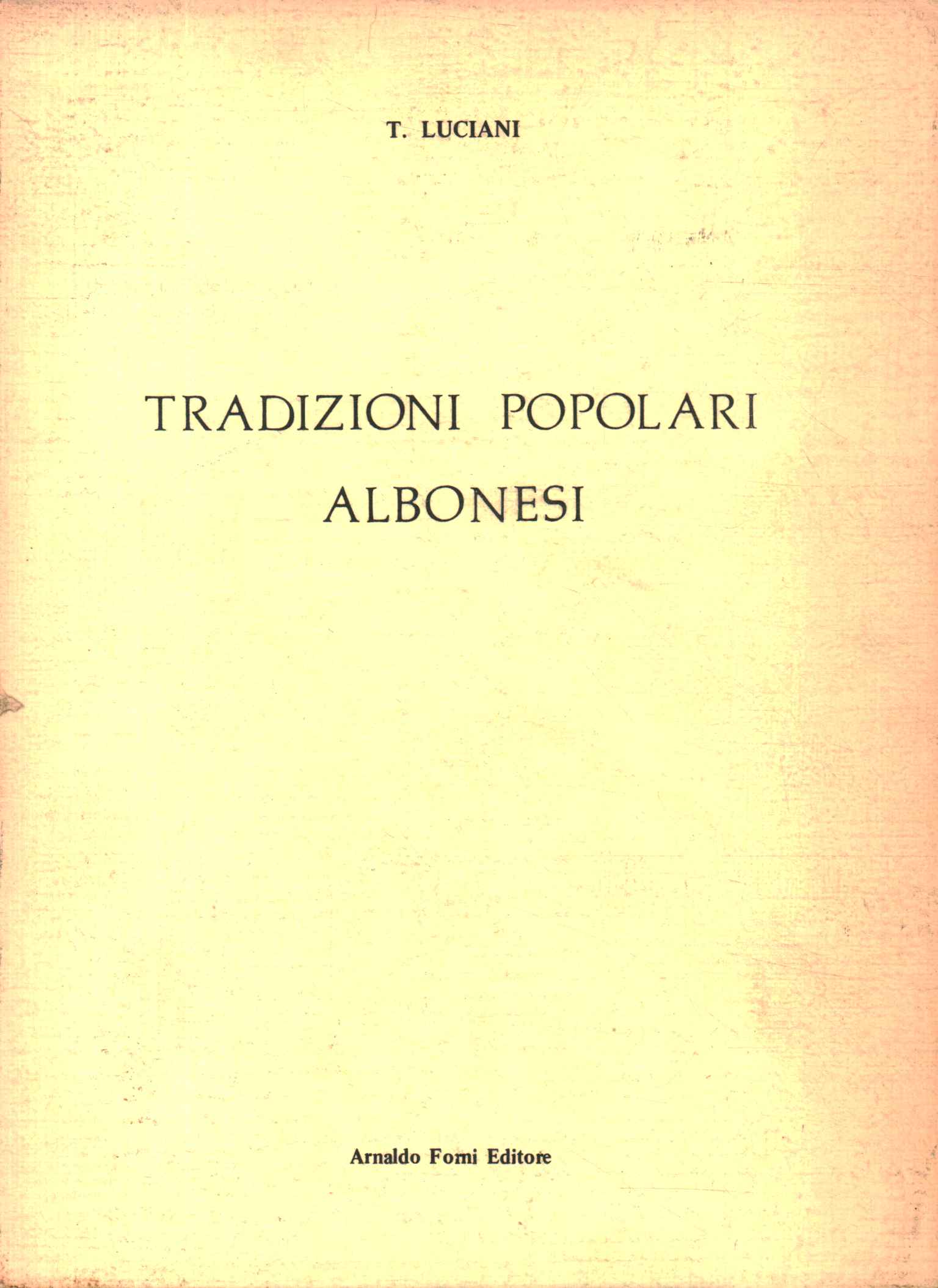 Tradizioni popolari albonesi