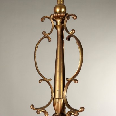 Brass chandelier