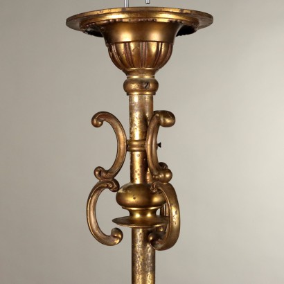 Brass chandelier