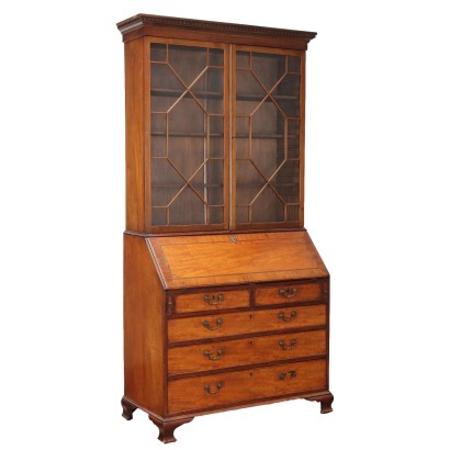 Antique Flap Cabinet George IV Maple England XIX Century