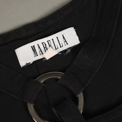 Marella Black Linen Blend Dress