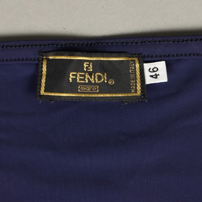 Fendi Mare Blaues Kleid