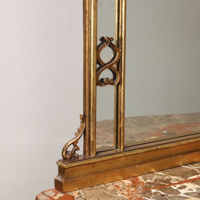 Commode avec miroir de style baroque