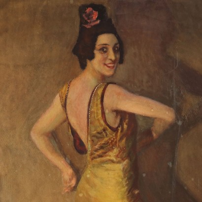 Dipinto di Adolfo Magrini,Ballerina,Adolfo Magrini,Adolfo Magrini,Adolfo Magrini,Adolfo Magrini,Adolfo Magrini