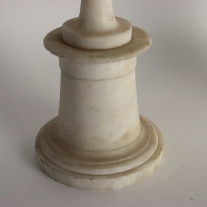 Pair of Alabaster Candlesticks