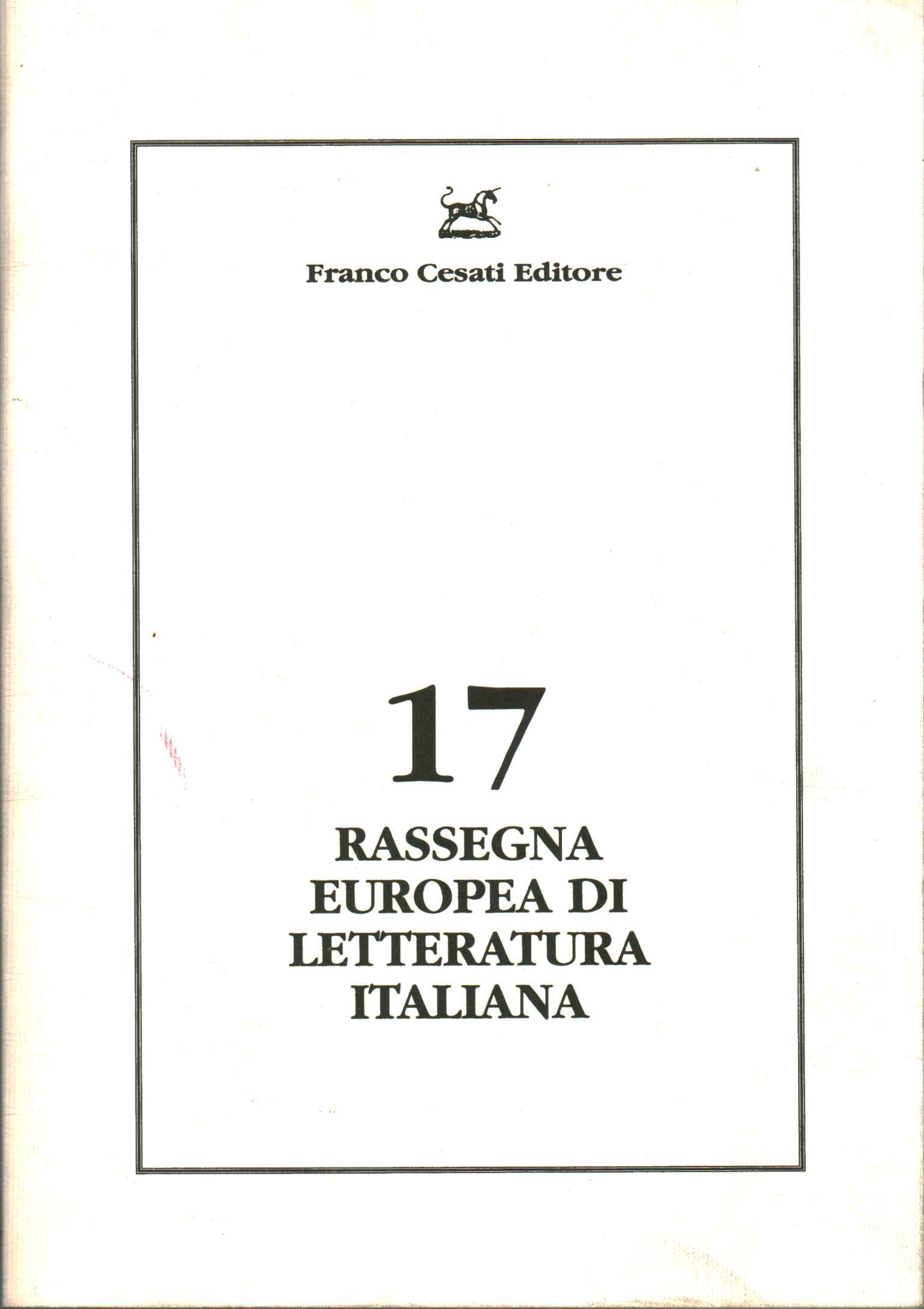 Europäische Rezension der italienischen Literatur%2,Europäische Rezension der italienischen Literatur%2