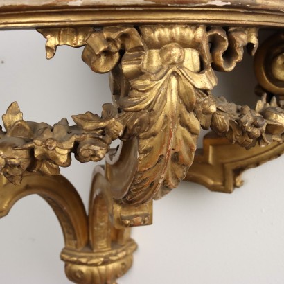 Neoclassical Style Corner Shelf