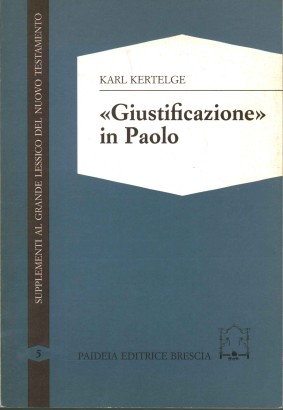 Giustificazione in Paolo