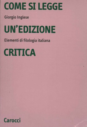 Come si legge un'edizione critica