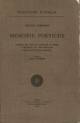 Memorie poetiche