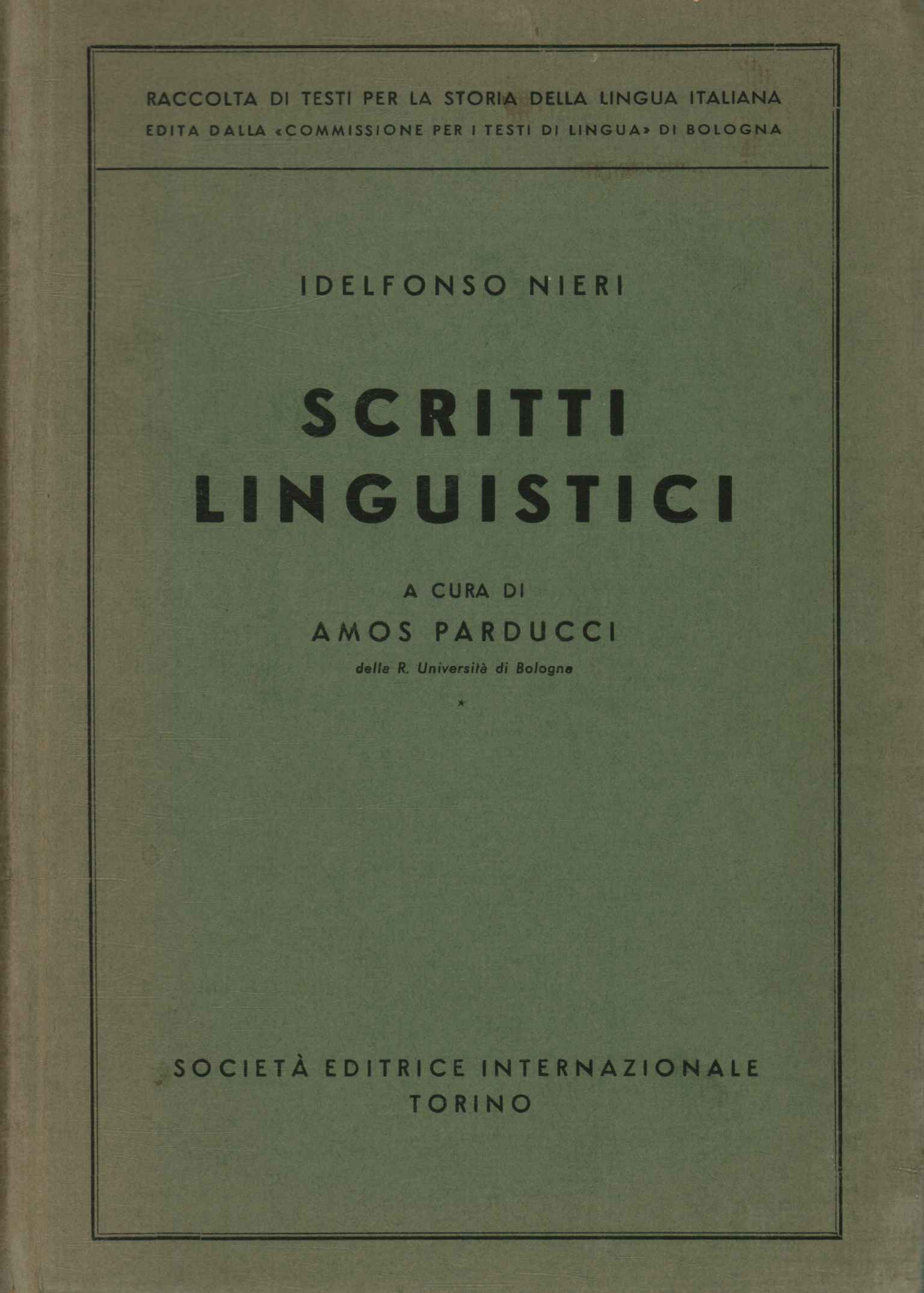 Scritti linguistici