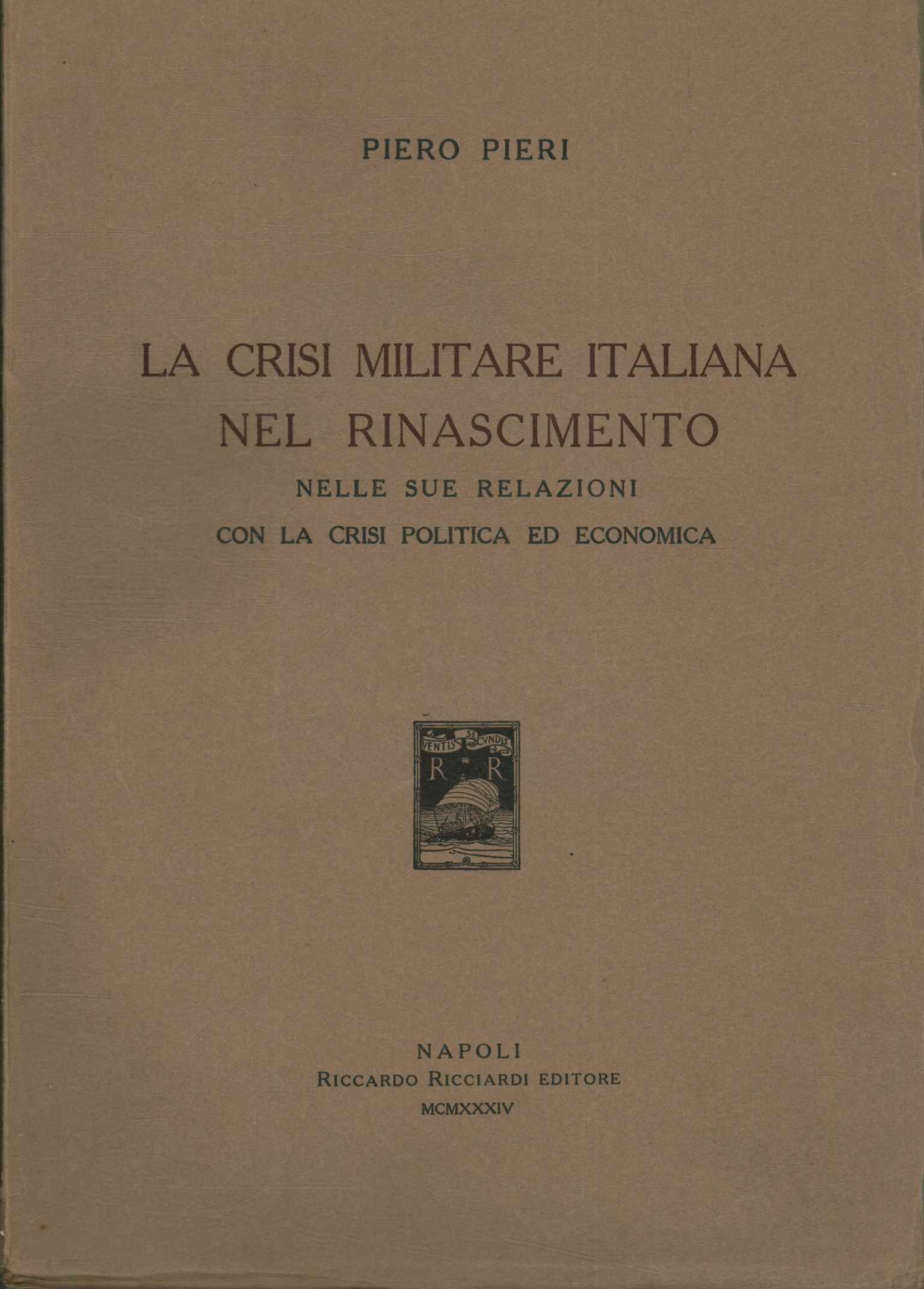 La crise militaire italienne à la Renaissance