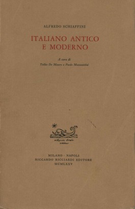 Italiano antico e moderno