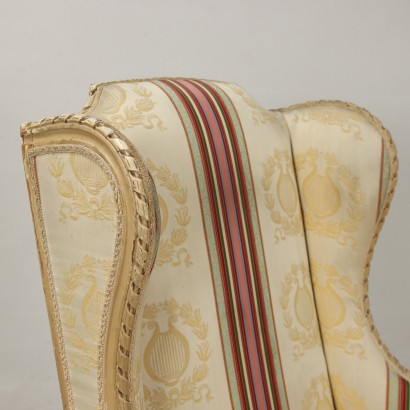 Bergère Armchair in Neoclassical Style