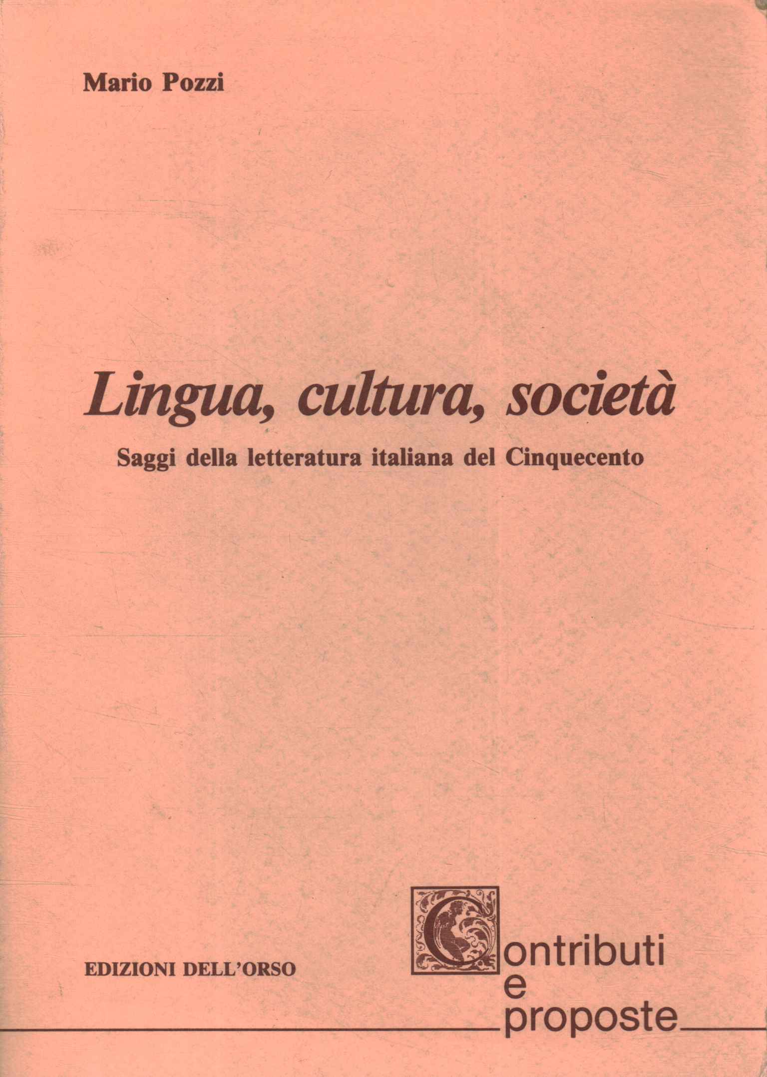 Langue, culture, société