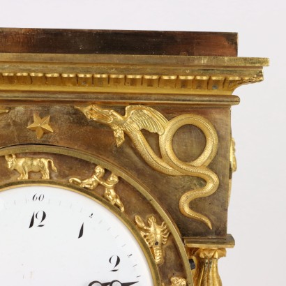 Gilded Bronze Table Clock Ro