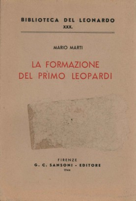 La formazione del primo Leopardi