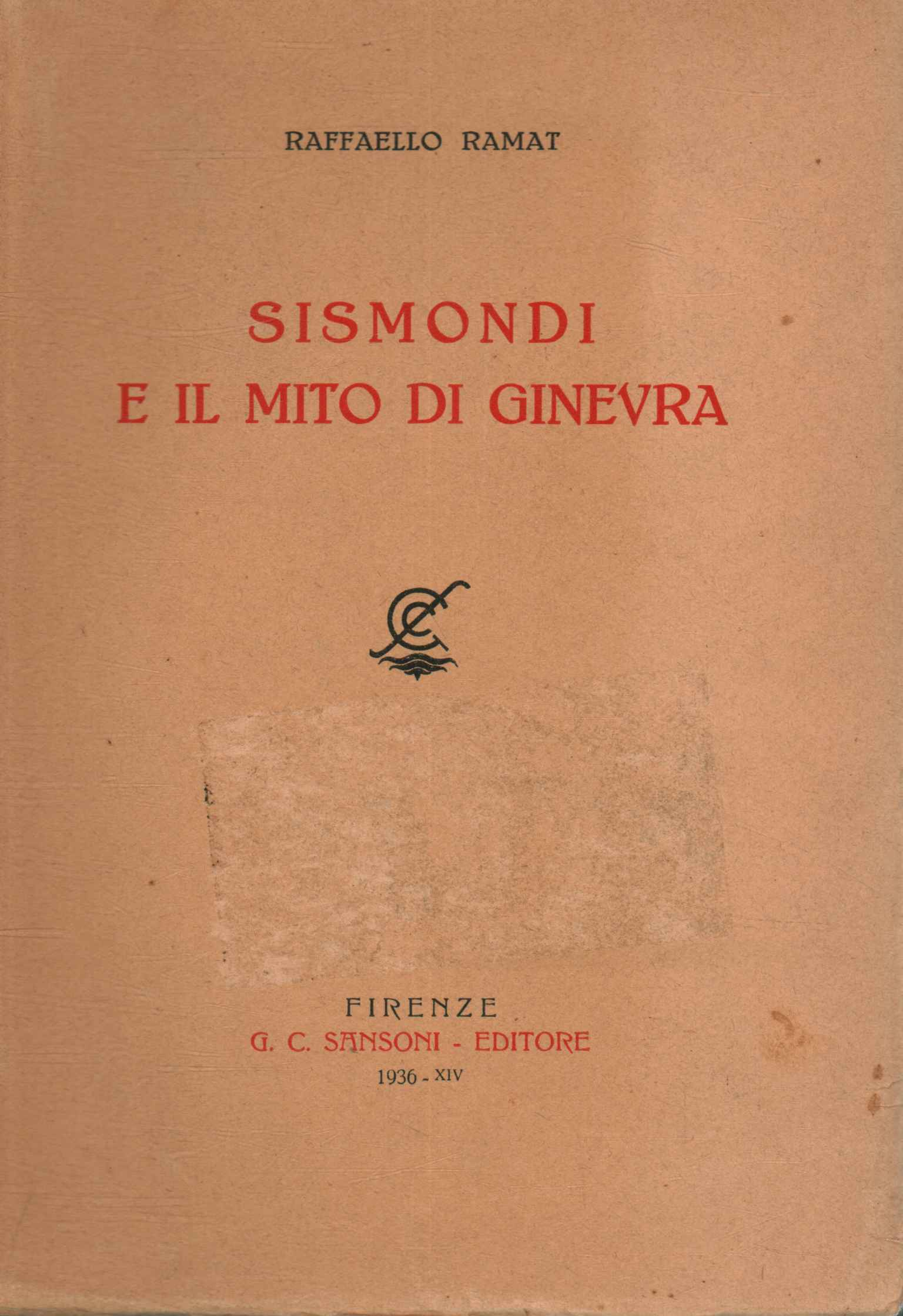 Sismondi and the myth of Ginevra