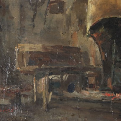 Pintura de Giuseppe Solenghi,La cocina del contrabandista,Giuseppe Solenghi,Giuseppe Solenghi,Giuseppe Solenghi,Giuseppe Solenghi,Giuseppe Solenghi