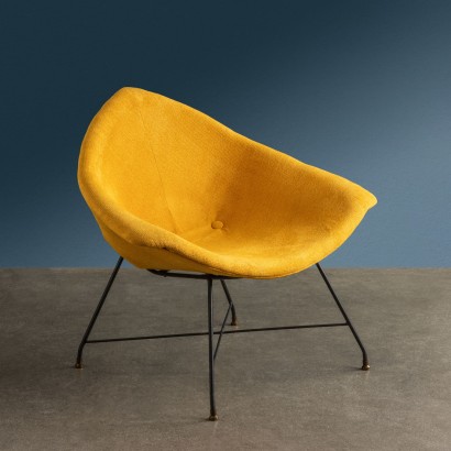 Sillón de los años 50 y 60, diseñado por Augusto Bozzi para Saporiti