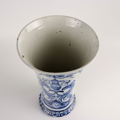 Vaso a Tromba in Maiolica Manifattura