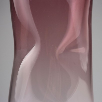 Glass Vase Barbini Murano Manufacture