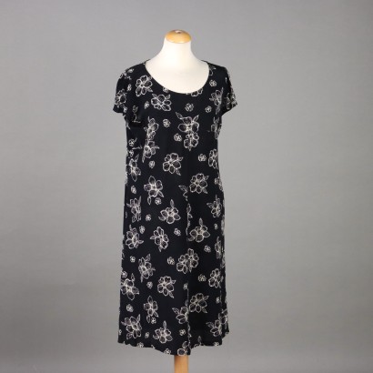 Les Copains Robe Vintage en Viscose Taille 46 Italie