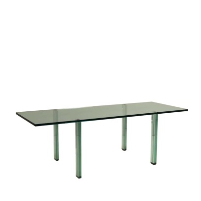 Fontana Arte Teso Table Design Renzo Piano Glass Italy 1980s