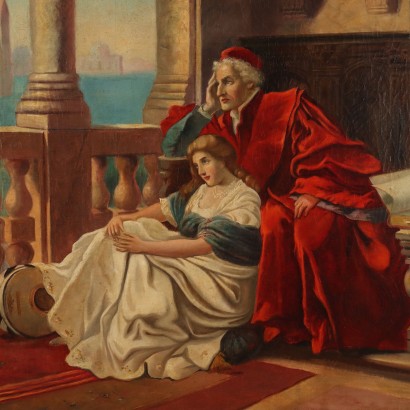 Painting Scene with Othello and Desdemona