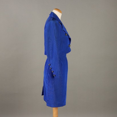 Costume bleu électrique Yves Saint Laurent