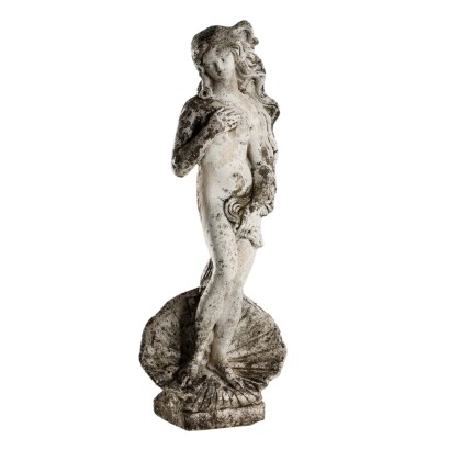 Antique Garden Sculpture Venus of Botticelli Stone Italy XX Century