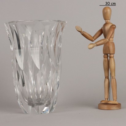 Vase en cristal réalisé par Saint Louis