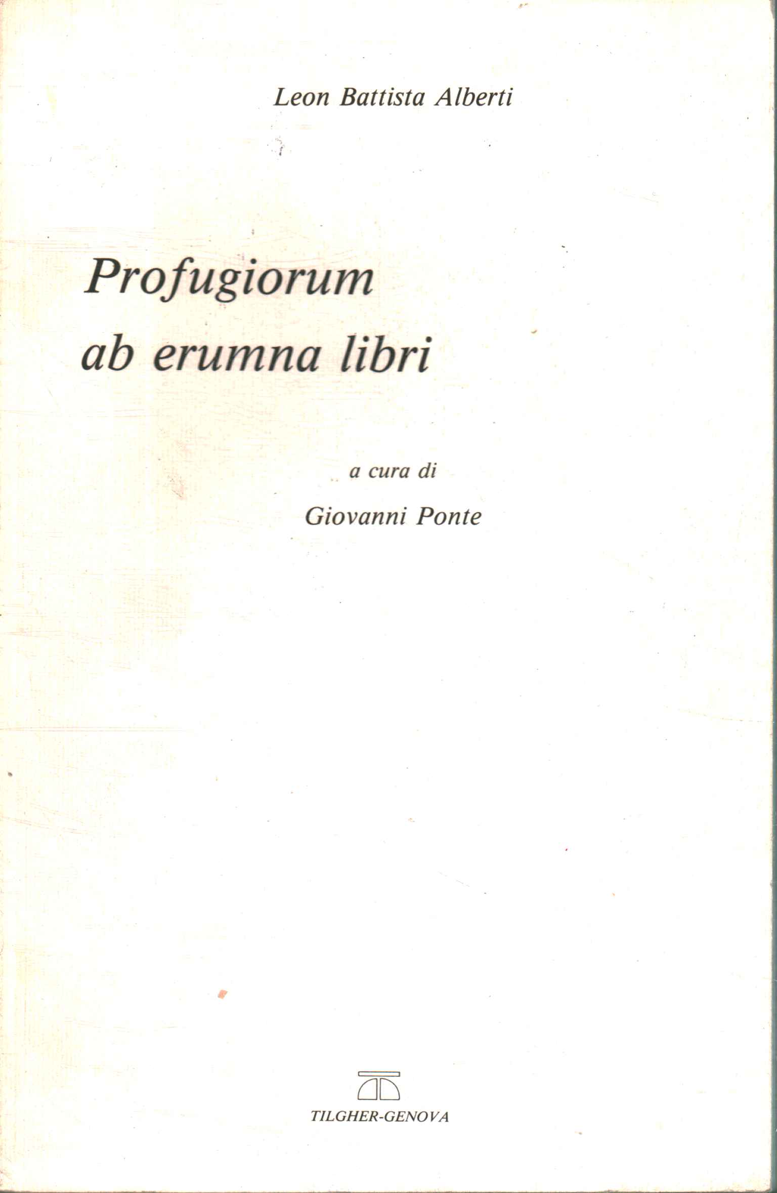 Profugiorum and erumna books