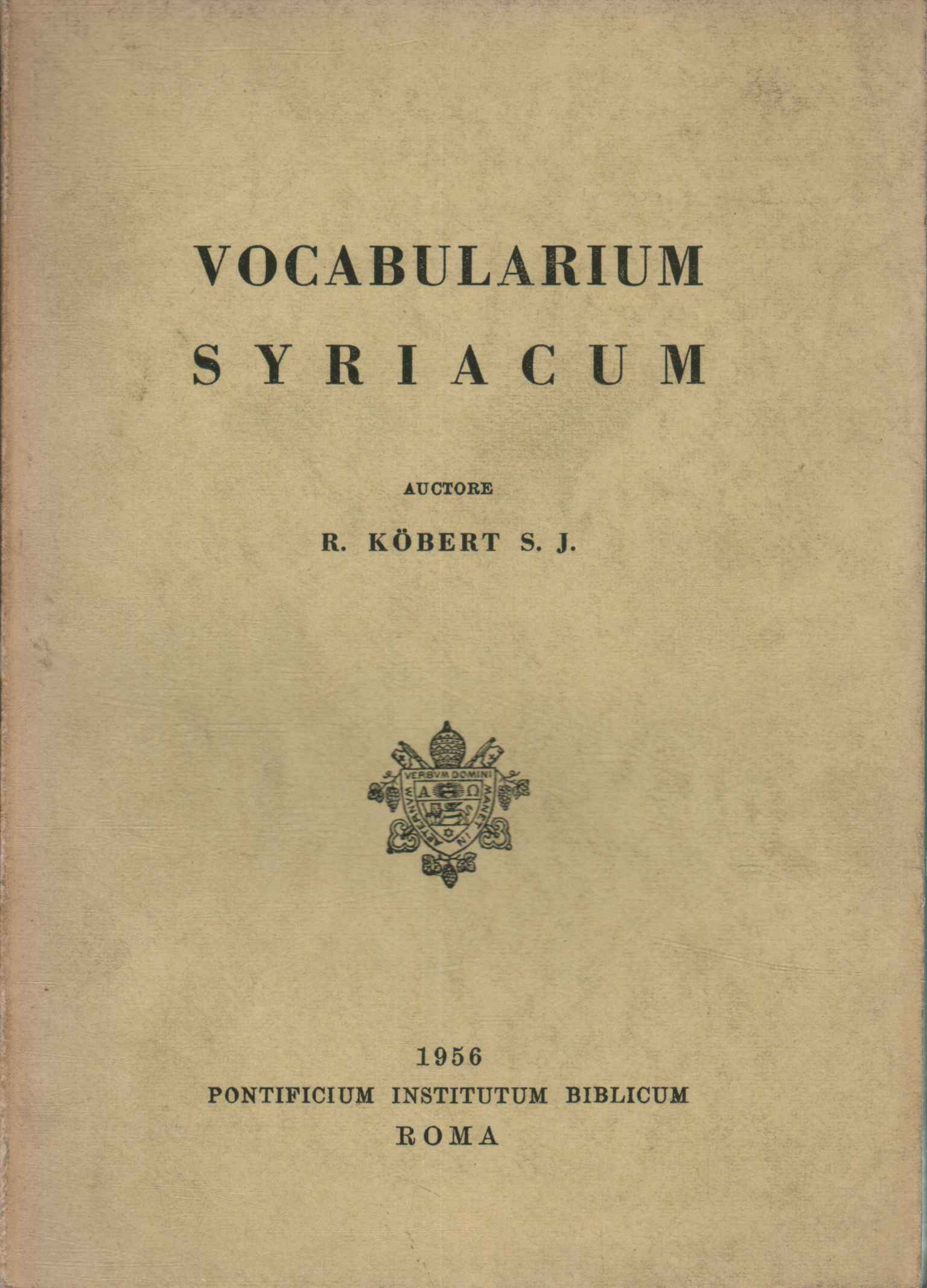 Vocabulary Syriacum