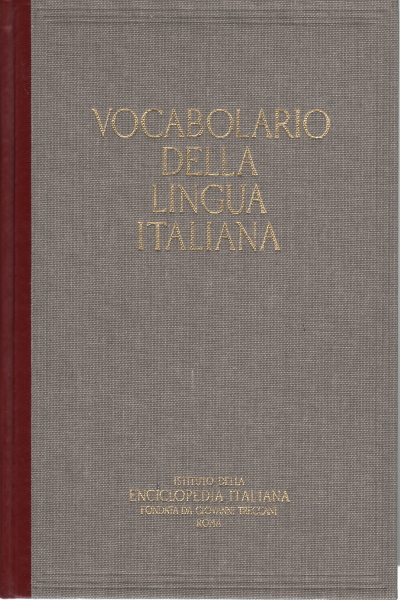 Vocabulaire de la langue italienne (IV S,Vocabulaire de la langue italienne (IV S