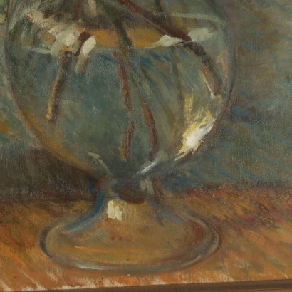 Painting by Roberto Borsa, Flower in a vase, Roberto Borsa, Roberto Borsa, Roberto Borsa, Roberto Borsa