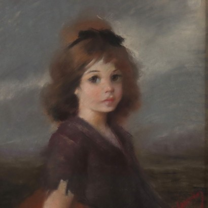 Tableau Portrait d'une Petite Fille