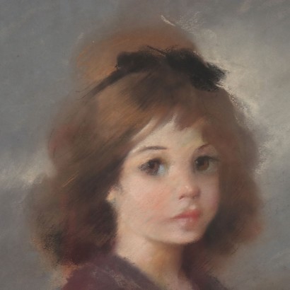 Painting Portrait of a Little Girl