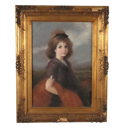 Tableau Portrait d'une Petite Fille