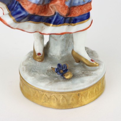 Pair of Capodim Porcelain Figurines