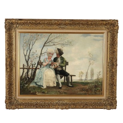 Painting by Lambert Von Babo, Courtship Scene, Lambert Von Babo, Lambert Von Babo, Lambert Von Babo, Lambert Von Babo, Lambert Von Babo, Lambert Von Babo