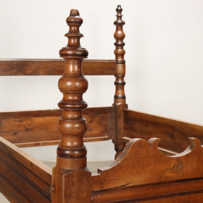 18th Century Walnut Bed