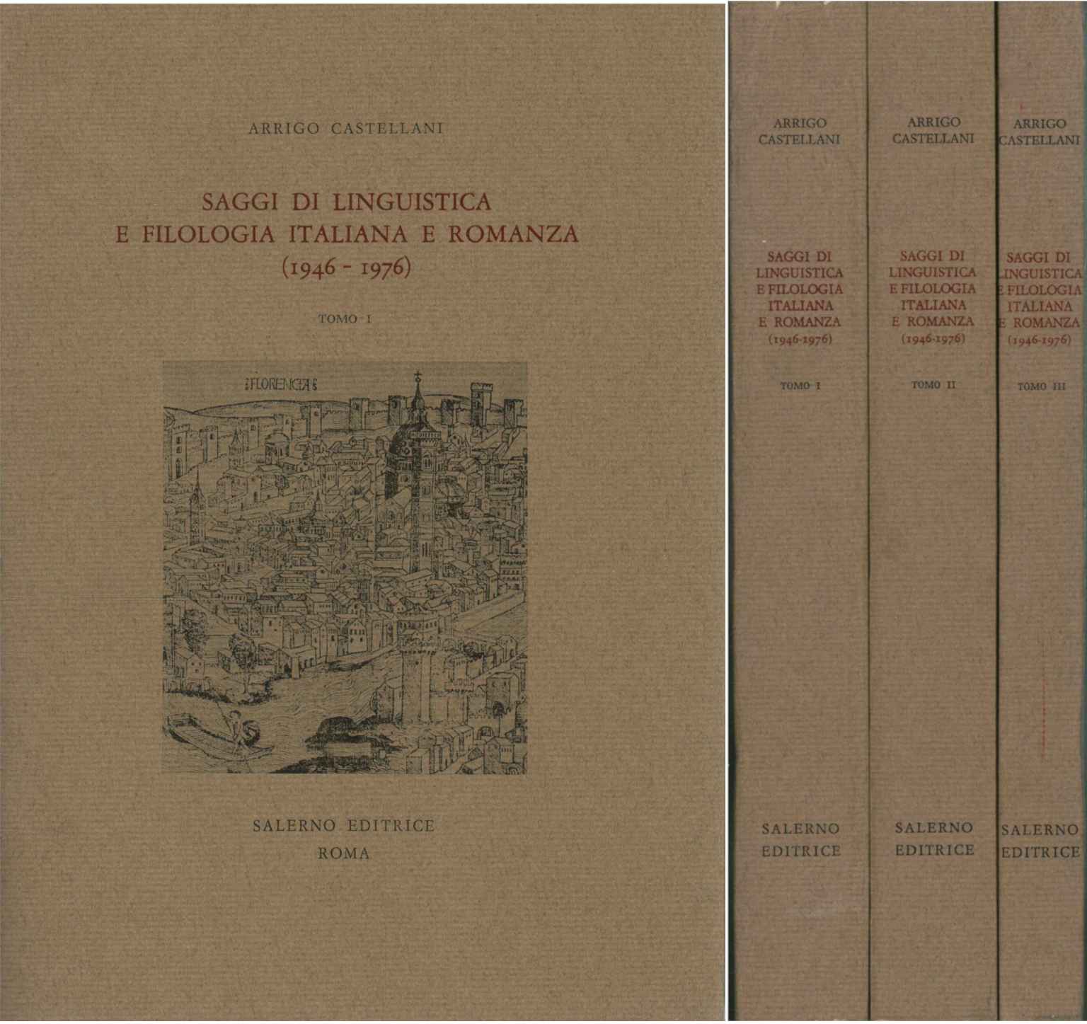 Saggi di linguistica e filologia italian