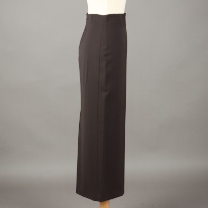 PierAntonio Gaspari Brown Longuette Skirt